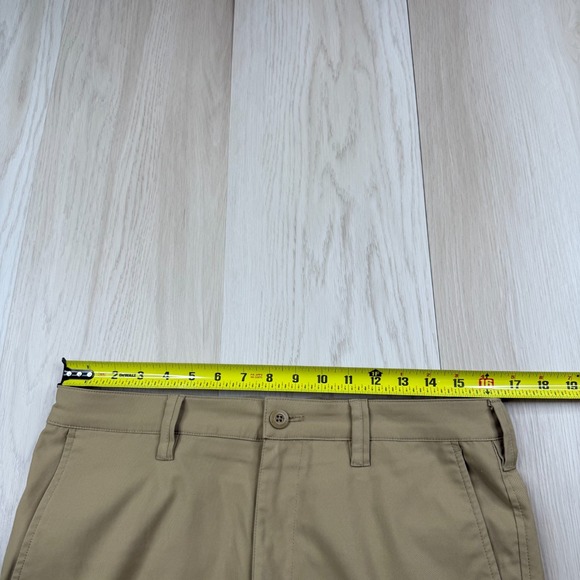 Bluffworks Ascender Mens Khaki Flat Front Tailored Fit Chino Pants Size 32x32 - Picture 10 of 11